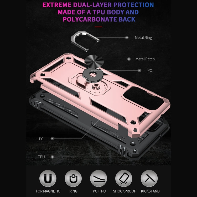 For Samsung Galaxy A82 5G Shockproof TPU + PC Protective Case with 360 Degree Rotating Holder