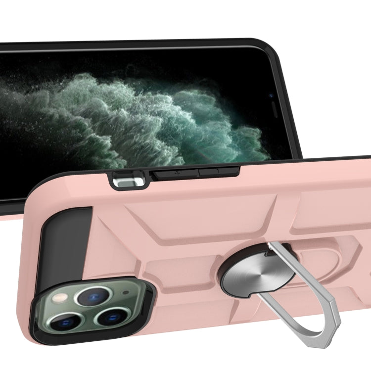 For iPhone 11 Pro War-god Armor TPU + PC Shockproof  Magnetic Protective Case with Ring Holder