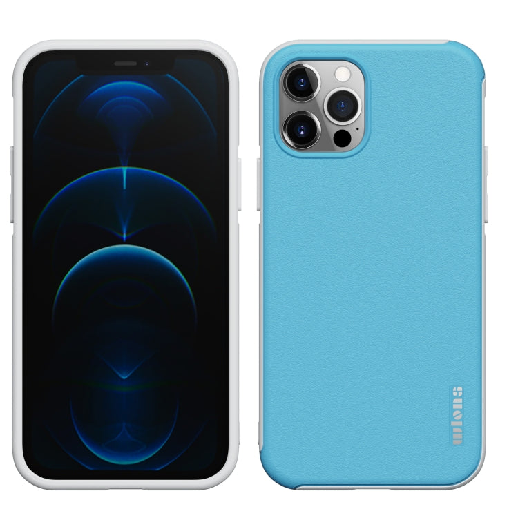 For iPhone 12 / 12 Pro wlons PC + TPU Shockproof Protective Case