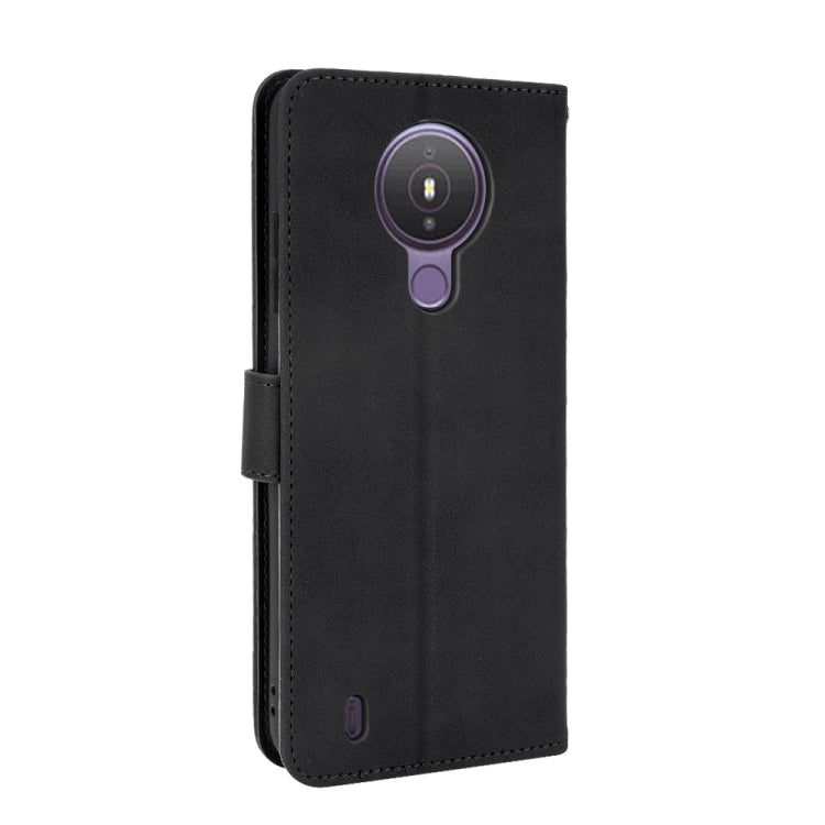 For Nokia 1.4 Solid Color Skin Feel Magnetic Buckle Horizontal Flip Calf Texture PU Leather Case with Holder & Card Slots & Wallet