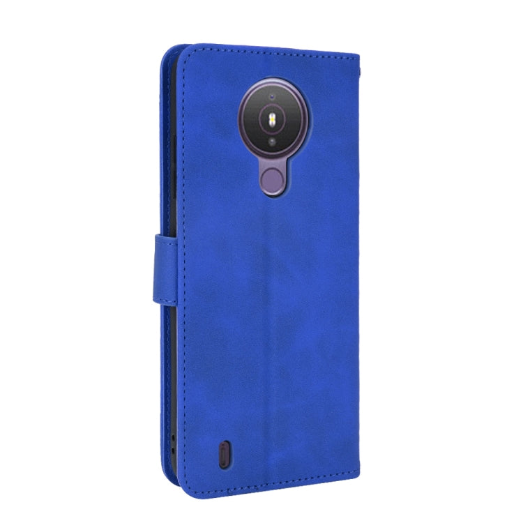 For Nokia 1.4 Solid Color Skin Feel Magnetic Buckle Horizontal Flip Calf Texture PU Leather Case with Holder & Card Slots & Wallet