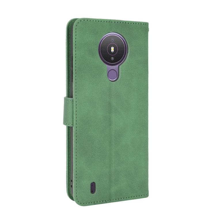 For Nokia 1.4 Solid Color Skin Feel Magnetic Buckle Horizontal Flip Calf Texture PU Leather Case with Holder & Card Slots & Wallet