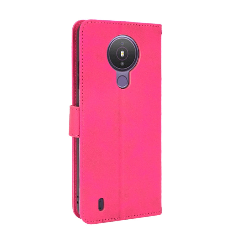 For Nokia 1.4 Solid Color Skin Feel Magnetic Buckle Horizontal Flip Calf Texture PU Leather Case with Holder & Card Slots & Wallet