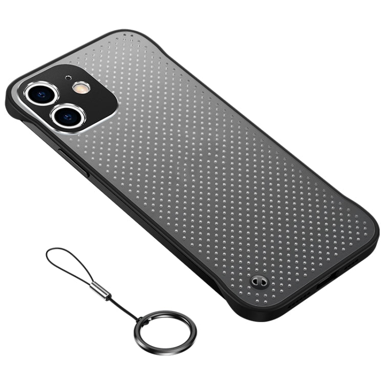 For iPhone 12 Pro Max Metal Lens Hole Heat Dissipation Protective Case