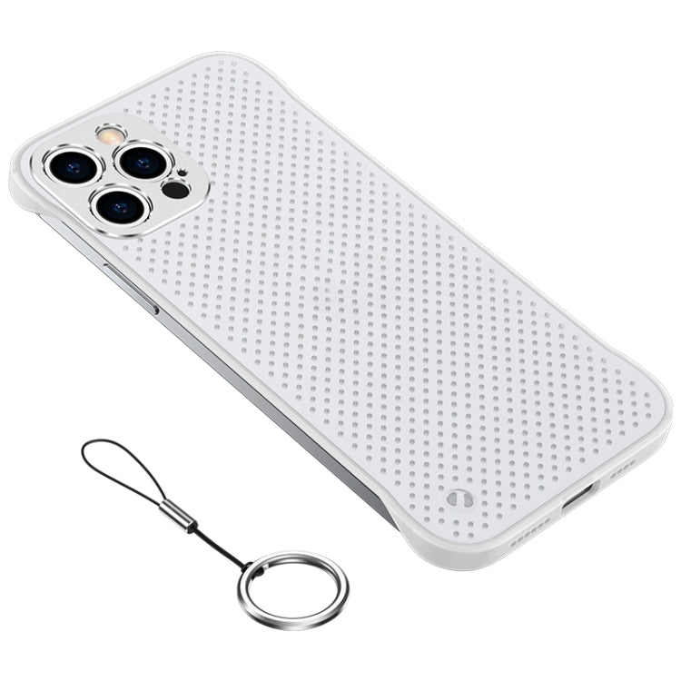 For iPhone 12 Pro Max Metal Lens Hole Heat Dissipation Protective Case
