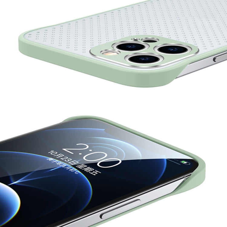 For iPhone 12 Pro Max Metal Lens Hole Heat Dissipation Protective Case
