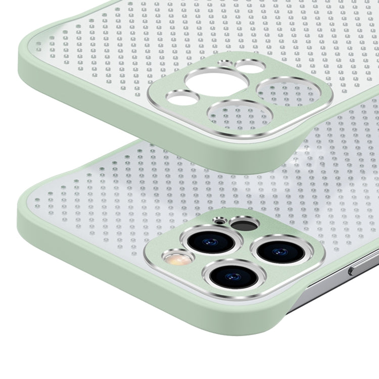 For iPhone 12 Pro Max Metal Lens Hole Heat Dissipation Protective Case