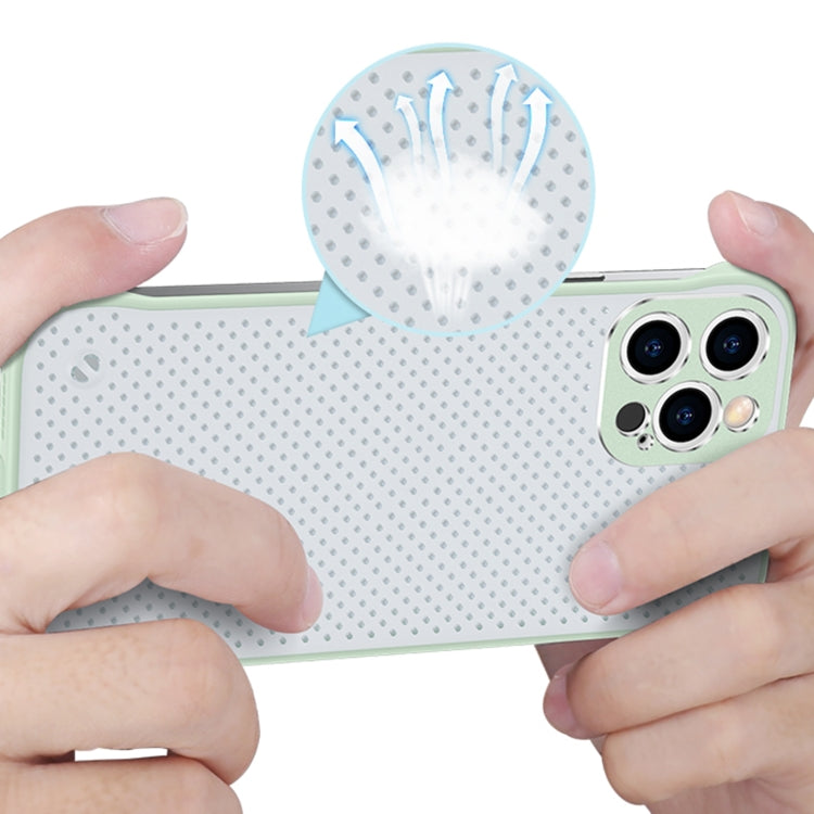 For iPhone 12 Pro Metal Lens Hole Heat Dissipation Protective Case