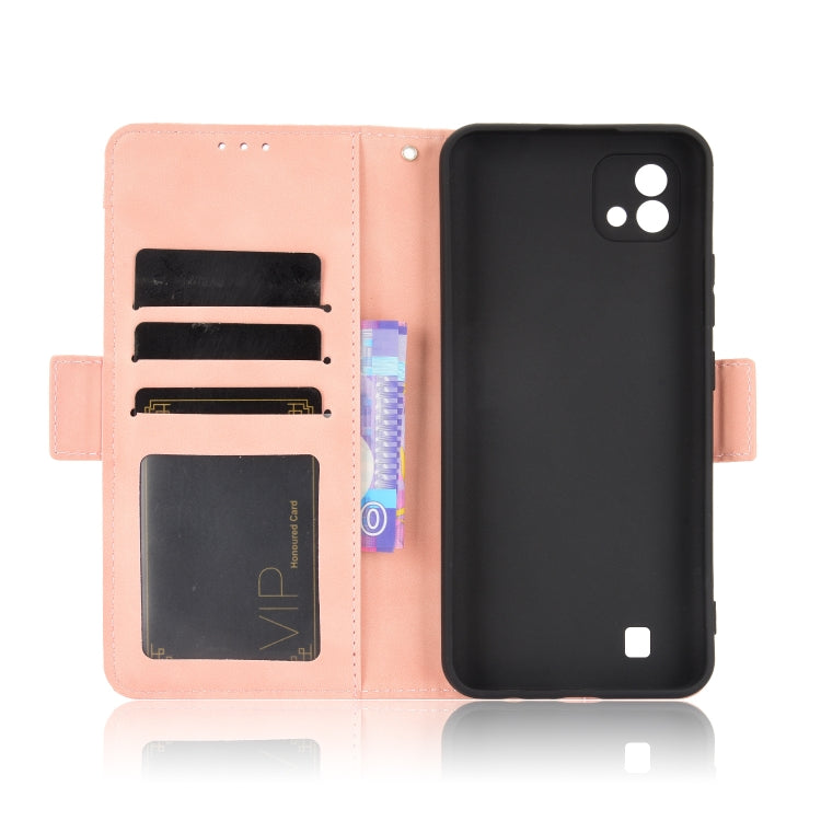 For OPPO Realme C11 2021 / C20 / C20A Skin Feel Calf Pattern Horizontal Flip Leather Case with Holder & Card Slots & Photo Frame