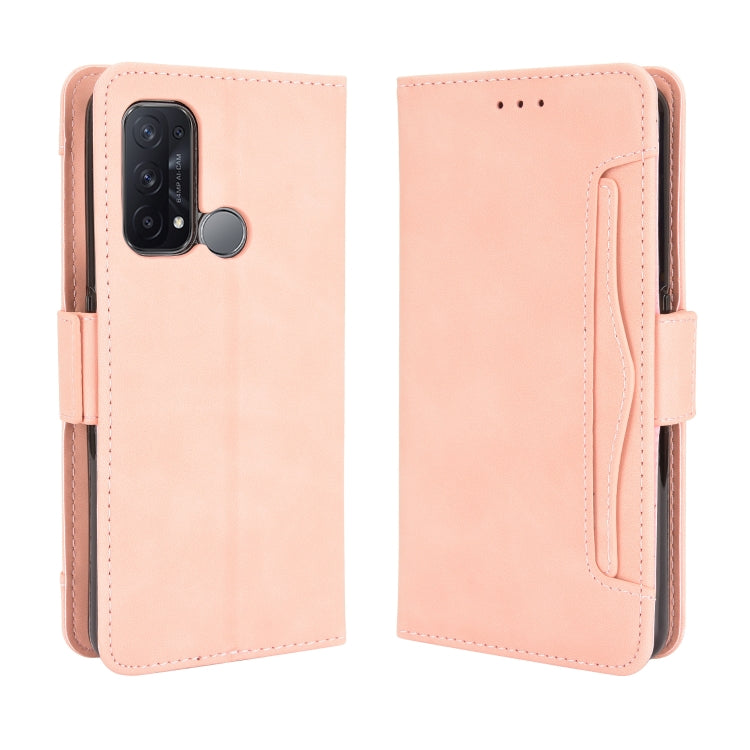 For OPPO Reno5 A Skin Feel Calf Pattern Horizontal Flip Leather Case with Holder & Card Slots & Photo Frame