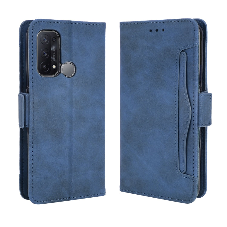 For OPPO Reno5 A Skin Feel Calf Pattern Horizontal Flip Leather Case with Holder & Card Slots & Photo Frame