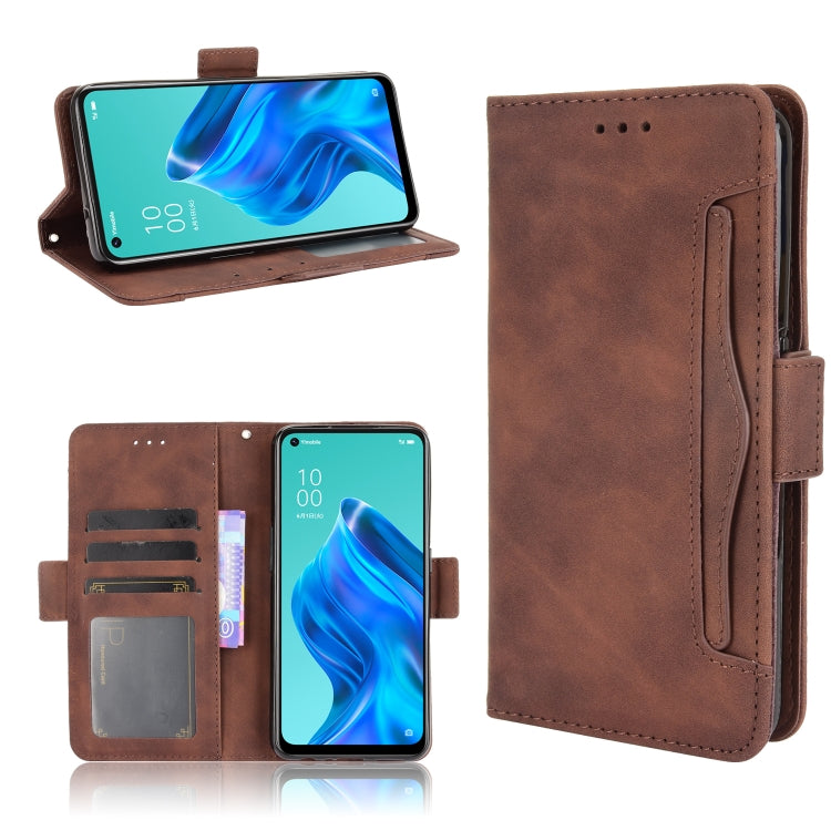 For OPPO Reno5 A Skin Feel Calf Pattern Horizontal Flip Leather Case with Holder & Card Slots & Photo Frame