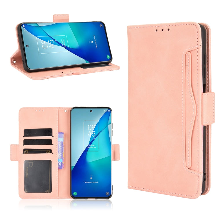 For TCL 20 5G / 20S Skin Feel Calf Pattern Horizontal Flip Leather Case with Holder & Card Slots & Photo Frame