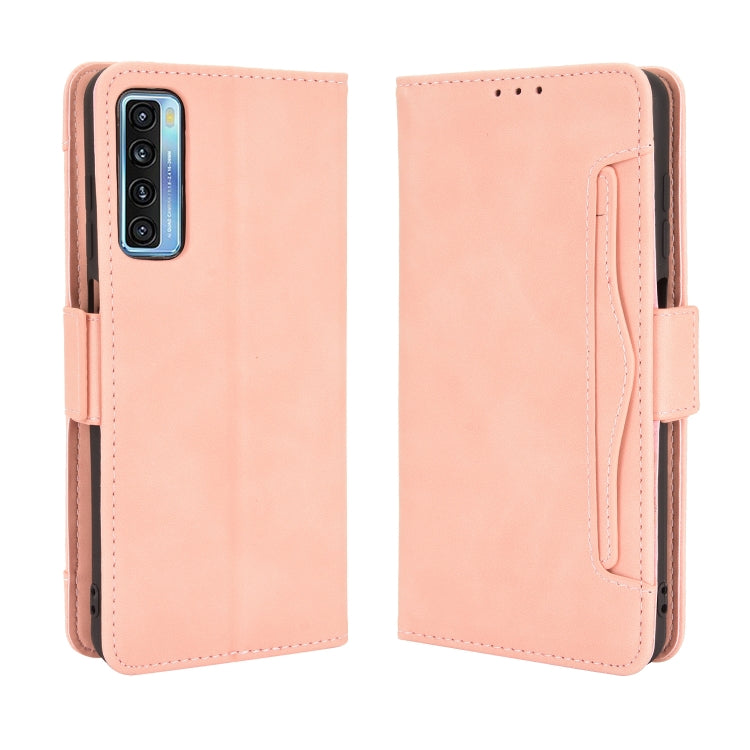 For TCL 20 5G / 20S Skin Feel Calf Pattern Horizontal Flip Leather Case with Holder & Card Slots & Photo Frame