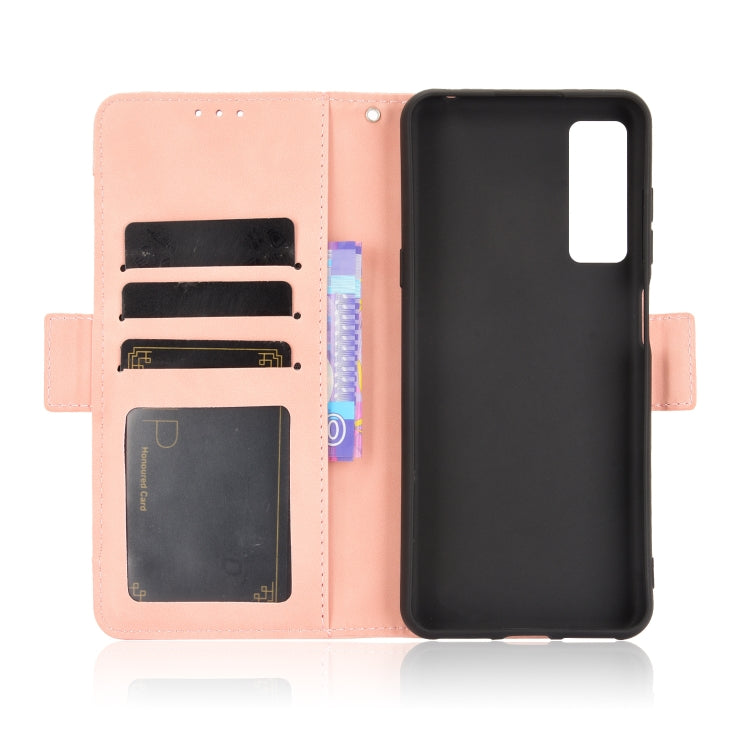 For TCL 20 5G / 20S Skin Feel Calf Pattern Horizontal Flip Leather Case with Holder & Card Slots & Photo Frame