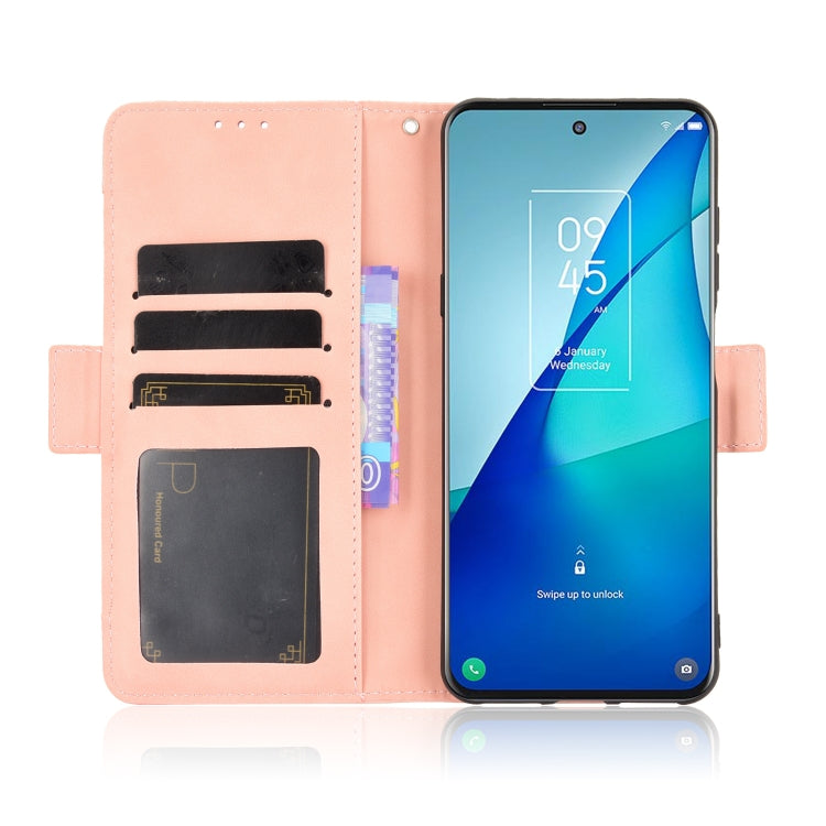 For TCL 20 5G / 20S Skin Feel Calf Pattern Horizontal Flip Leather Case with Holder & Card Slots & Photo Frame