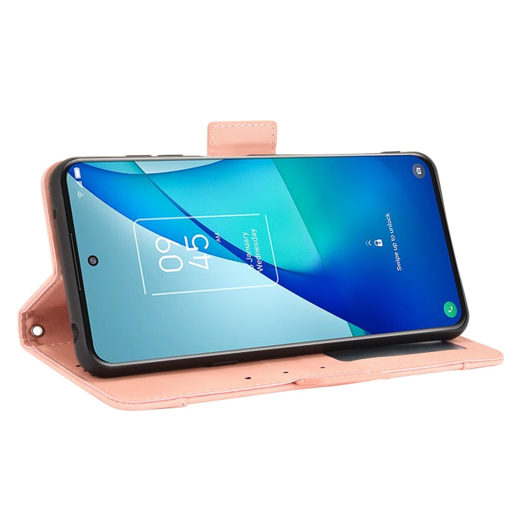 For TCL 20 5G / 20S Skin Feel Calf Pattern Horizontal Flip Leather Case with Holder & Card Slots & Photo Frame