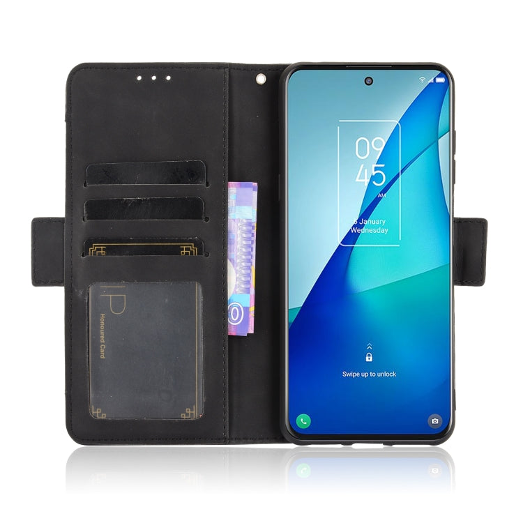 For TCL 20 5G / 20S Skin Feel Calf Pattern Horizontal Flip Leather Case with Holder & Card Slots & Photo Frame
