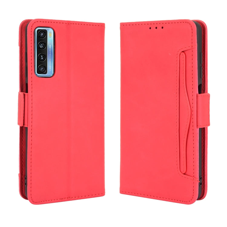 For TCL 20 5G / 20S Skin Feel Calf Pattern Horizontal Flip Leather Case with Holder & Card Slots & Photo Frame