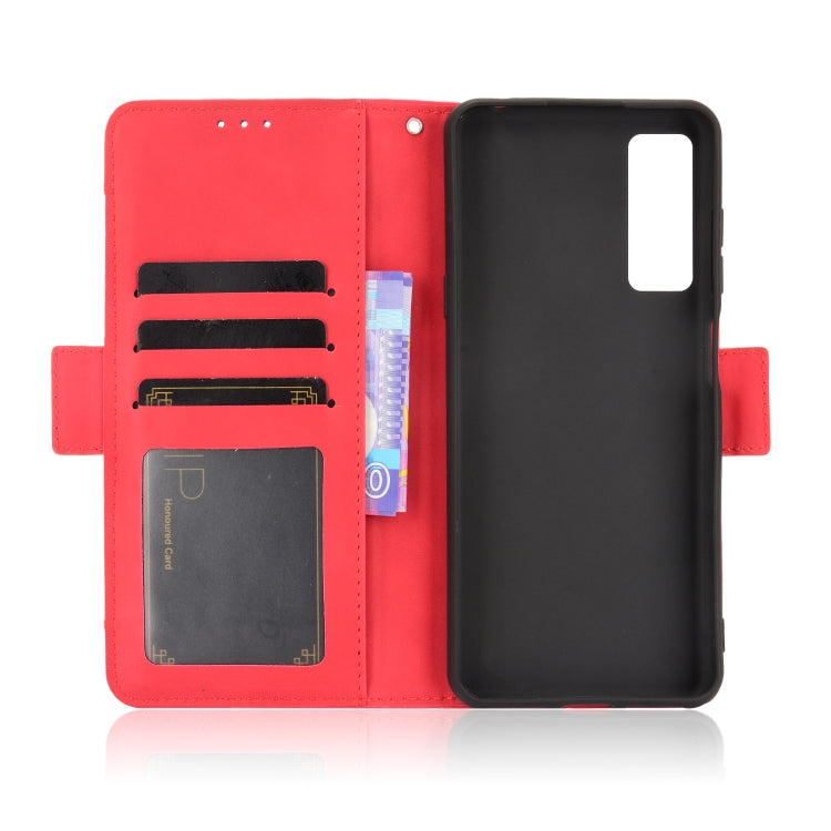 For TCL 20 5G / 20S Skin Feel Calf Pattern Horizontal Flip Leather Case with Holder & Card Slots & Photo Frame