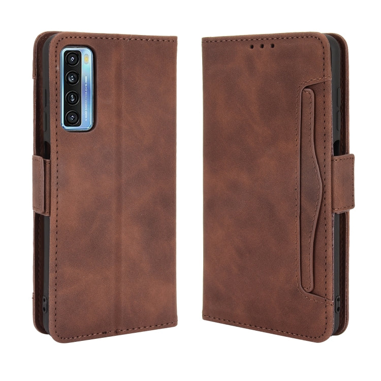 For TCL 20 5G / 20S Skin Feel Calf Pattern Horizontal Flip Leather Case with Holder & Card Slots & Photo Frame