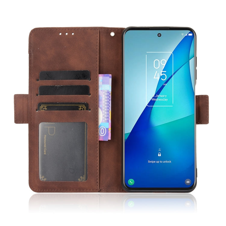 For TCL 20 5G / 20S Skin Feel Calf Pattern Horizontal Flip Leather Case with Holder & Card Slots & Photo Frame