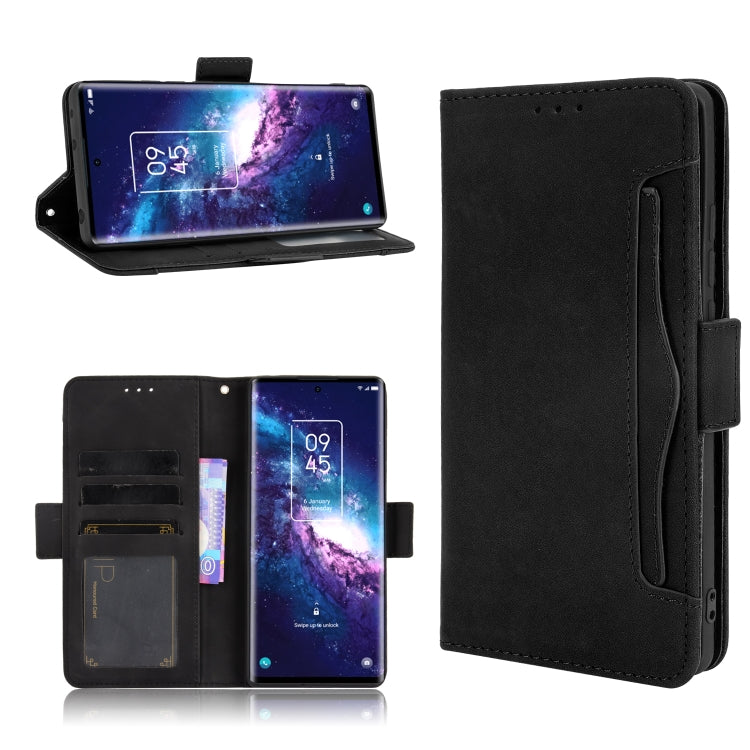 For TCL 20 Pro 5G Skin Feel Calf Pattern Horizontal Flip Leather Case with Holder & Card Slots & Photo Frame