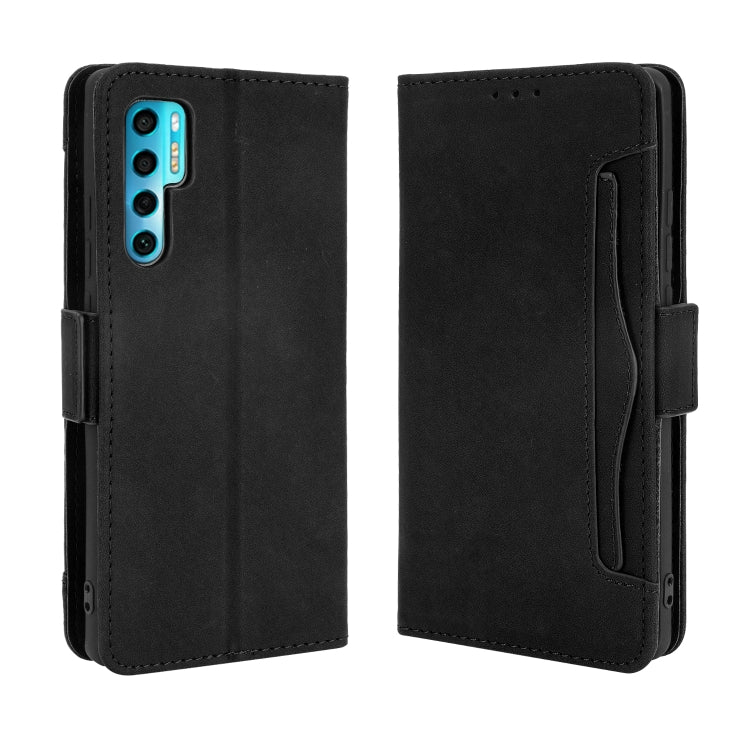 For TCL 20 Pro 5G Skin Feel Calf Pattern Horizontal Flip Leather Case with Holder & Card Slots & Photo Frame