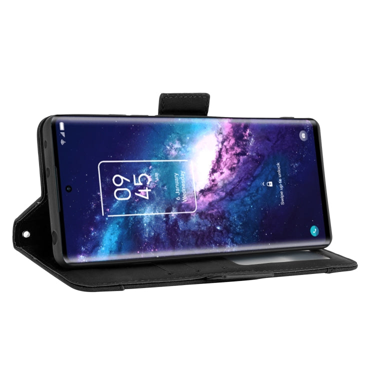 For TCL 20 Pro 5G Skin Feel Calf Pattern Horizontal Flip Leather Case with Holder & Card Slots & Photo Frame