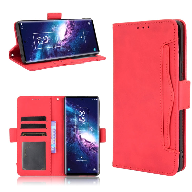 For TCL 20 Pro 5G Skin Feel Calf Pattern Horizontal Flip Leather Case with Holder & Card Slots & Photo Frame