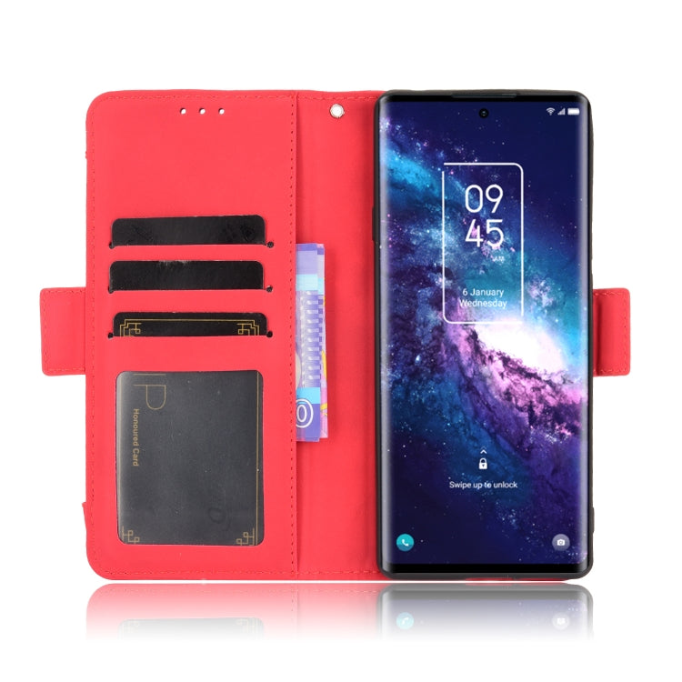 For TCL 20 Pro 5G Skin Feel Calf Pattern Horizontal Flip Leather Case with Holder & Card Slots & Photo Frame