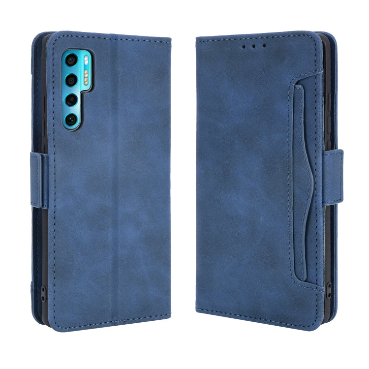 For TCL 20 Pro 5G Skin Feel Calf Pattern Horizontal Flip Leather Case with Holder & Card Slots & Photo Frame