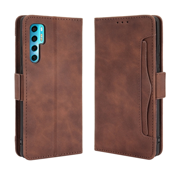 For TCL 20 Pro 5G Skin Feel Calf Pattern Horizontal Flip Leather Case with Holder & Card Slots & Photo Frame