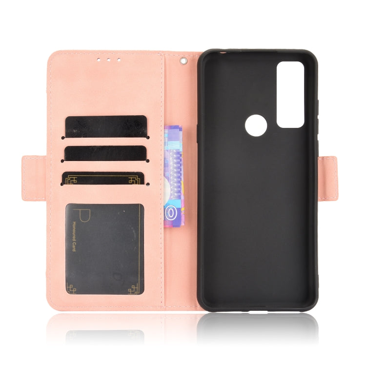 For TCL 20 SE Skin Feel Calf Pattern Horizontal Flip Leather Case with Holder & Card Slots & Photo Frame