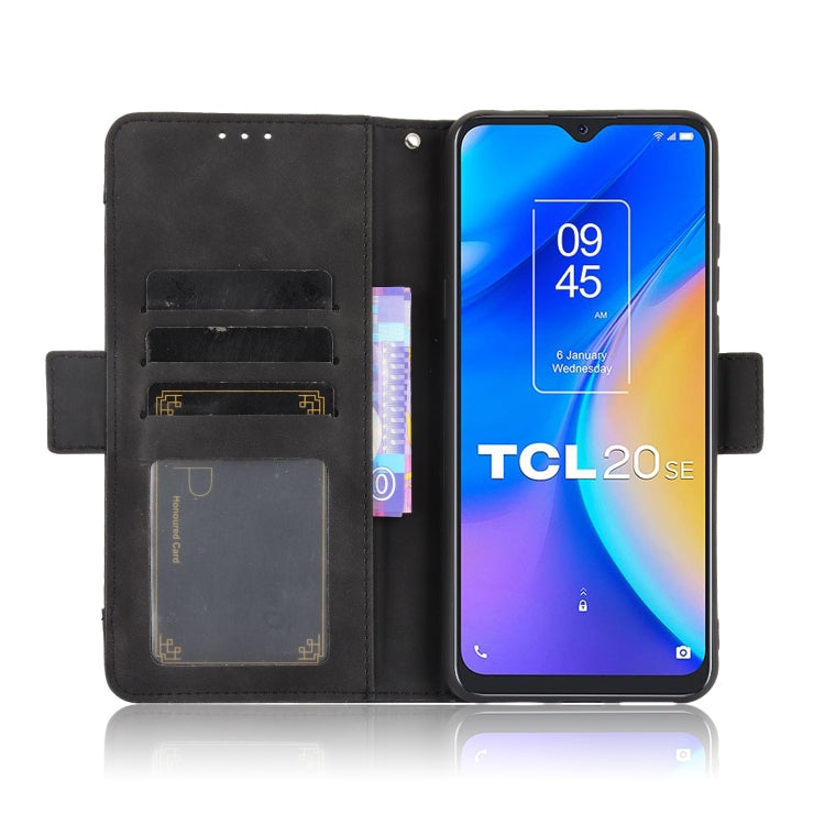 For TCL 20 SE Skin Feel Calf Pattern Horizontal Flip Leather Case with Holder & Card Slots & Photo Frame