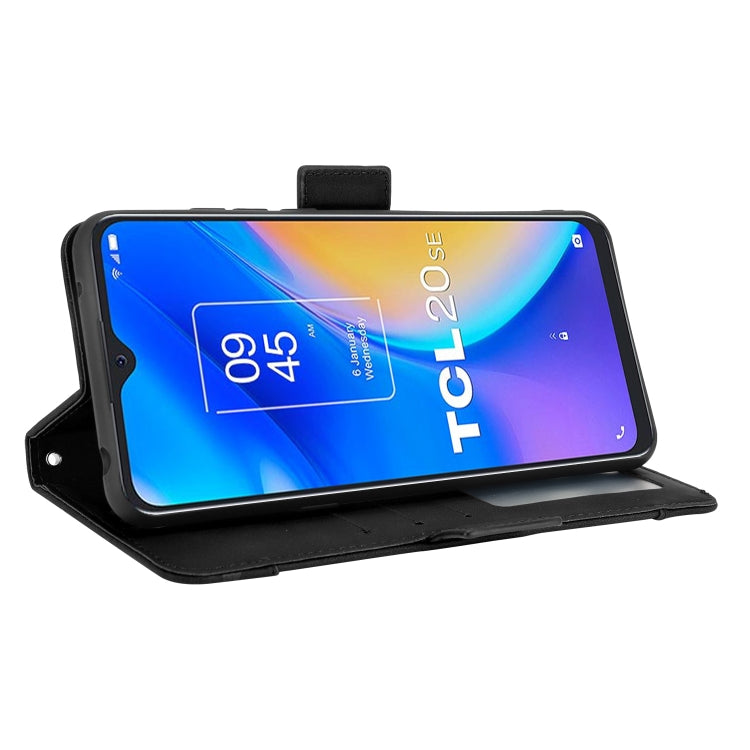For TCL 20 SE Skin Feel Calf Pattern Horizontal Flip Leather Case with Holder & Card Slots & Photo Frame