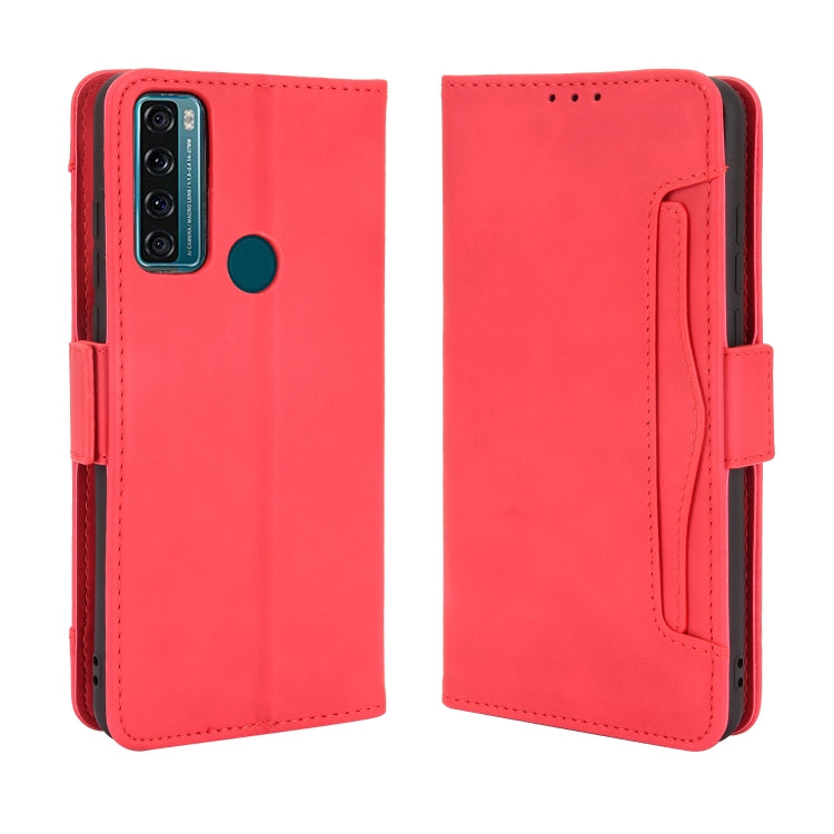 For TCL 20 SE Skin Feel Calf Pattern Horizontal Flip Leather Case with Holder & Card Slots & Photo Frame