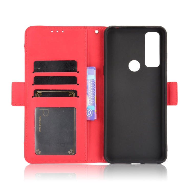 For TCL 20 SE Skin Feel Calf Pattern Horizontal Flip Leather Case with Holder & Card Slots & Photo Frame