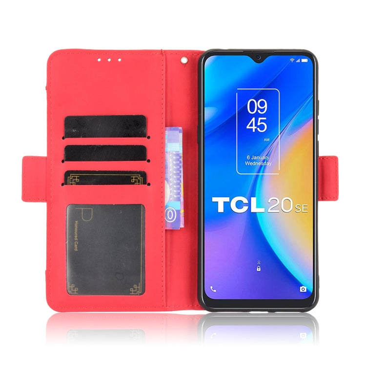 For TCL 20 SE Skin Feel Calf Pattern Horizontal Flip Leather Case with Holder & Card Slots & Photo Frame