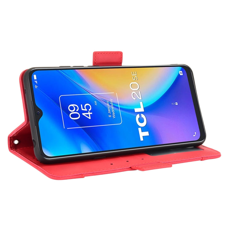 For TCL 20 SE Skin Feel Calf Pattern Horizontal Flip Leather Case with Holder & Card Slots & Photo Frame