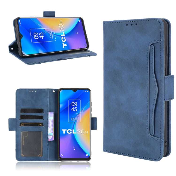 For TCL 20 SE Skin Feel Calf Pattern Horizontal Flip Leather Case with Holder & Card Slots & Photo Frame