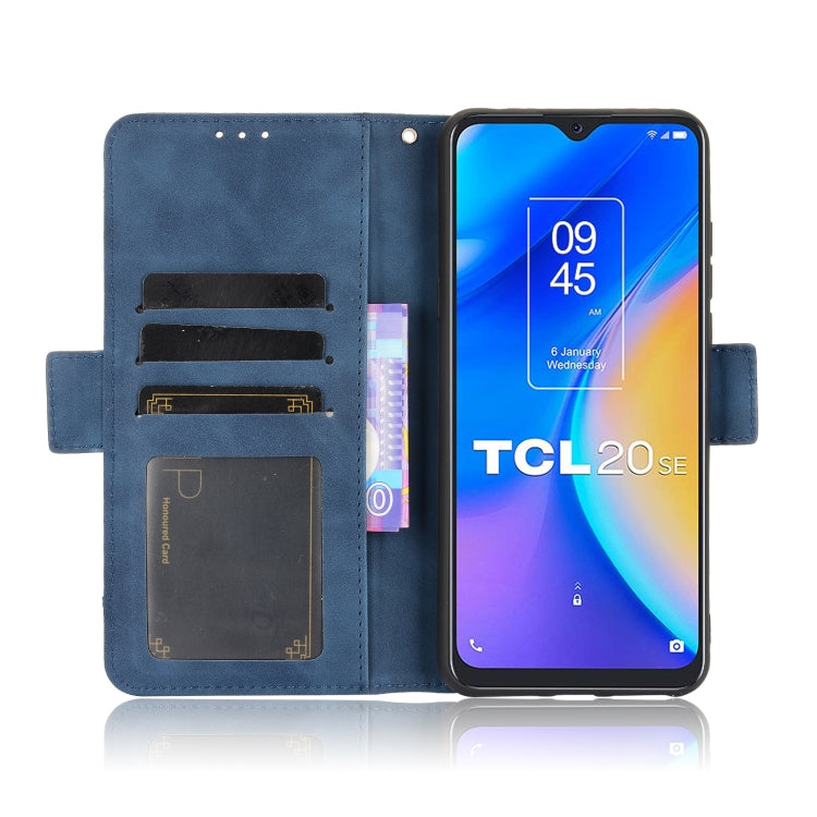 For TCL 20 SE Skin Feel Calf Pattern Horizontal Flip Leather Case with Holder & Card Slots & Photo Frame