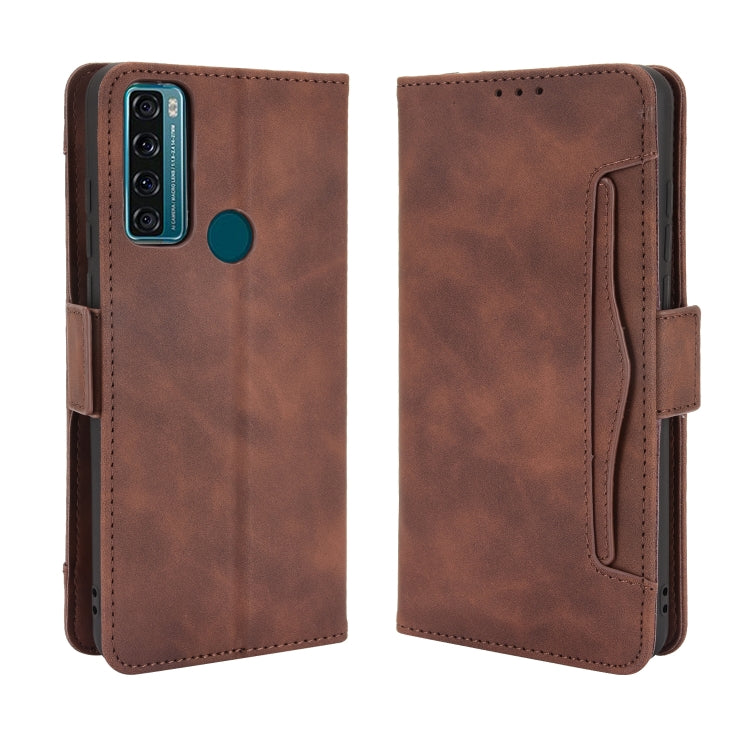 For TCL 20 SE Skin Feel Calf Pattern Horizontal Flip Leather Case with Holder & Card Slots & Photo Frame