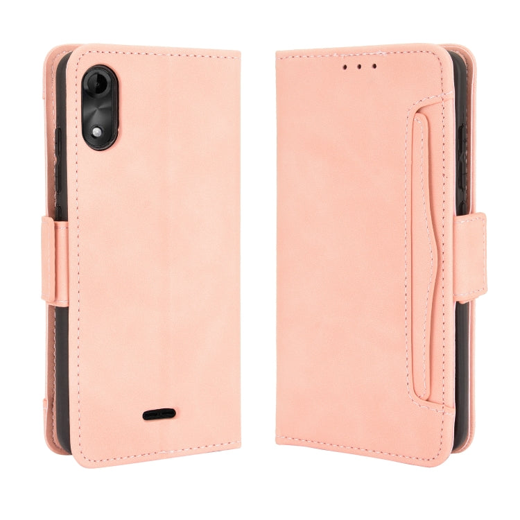 For Wiko Y51 / Sunny 5 Lite Skin Feel Calf Pattern Horizontal Flip Leather Case with Holder & Card Slots & Photo Frame