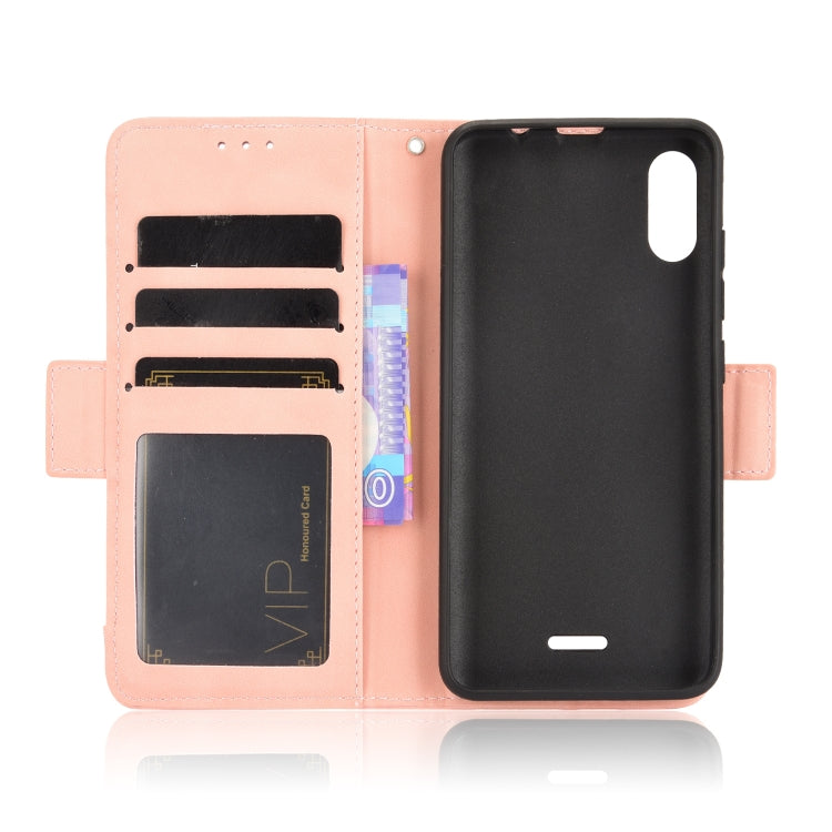 For Wiko Y51 / Sunny 5 Lite Skin Feel Calf Pattern Horizontal Flip Leather Case with Holder & Card Slots & Photo Frame
