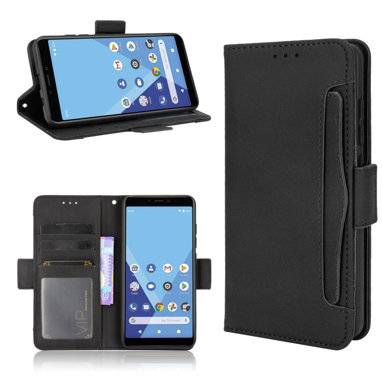 For Wiko Y51 / Sunny 5 Lite Skin Feel Calf Pattern Horizontal Flip Leather Case with Holder & Card Slots & Photo Frame