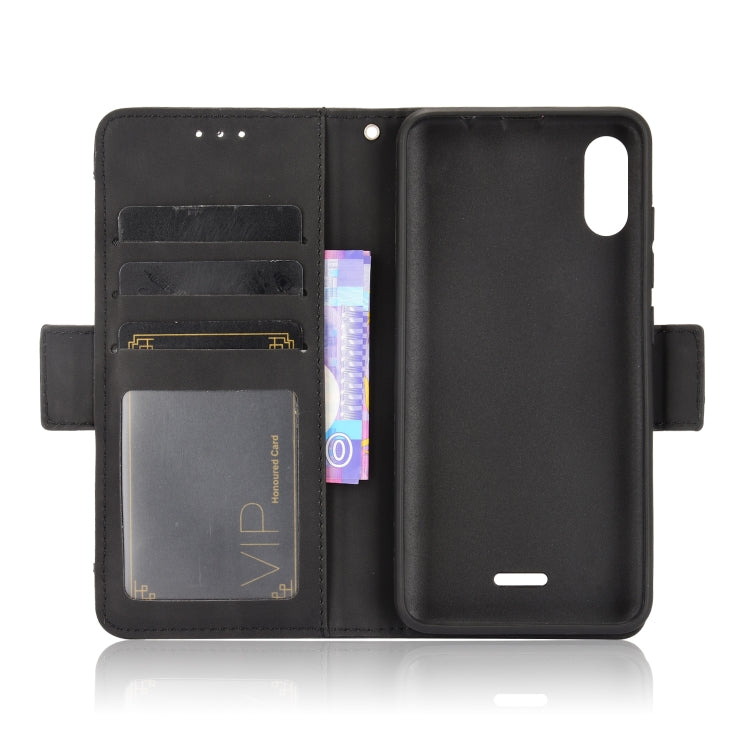 For Wiko Y51 / Sunny 5 Lite Skin Feel Calf Pattern Horizontal Flip Leather Case with Holder & Card Slots & Photo Frame