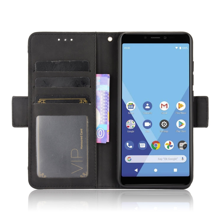 For Wiko Y51 / Sunny 5 Lite Skin Feel Calf Pattern Horizontal Flip Leather Case with Holder & Card Slots & Photo Frame