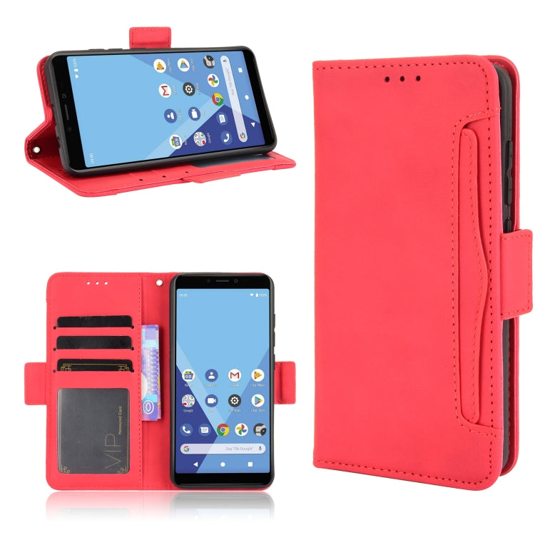 For Wiko Y51 / Sunny 5 Lite Skin Feel Calf Pattern Horizontal Flip Leather Case with Holder & Card Slots & Photo Frame