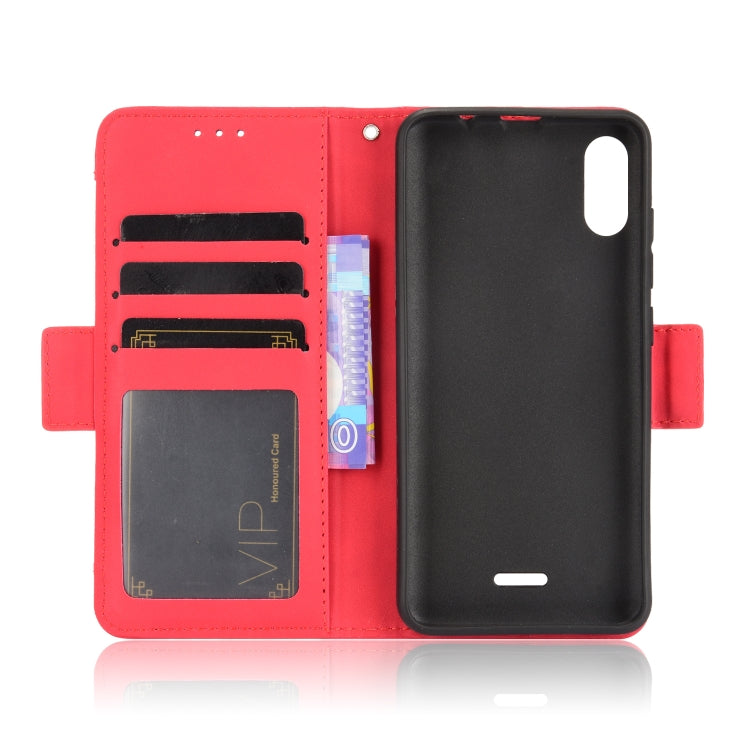 For Wiko Y51 / Sunny 5 Lite Skin Feel Calf Pattern Horizontal Flip Leather Case with Holder & Card Slots & Photo Frame